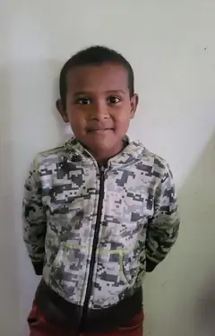 A student at the school in La Ceiba